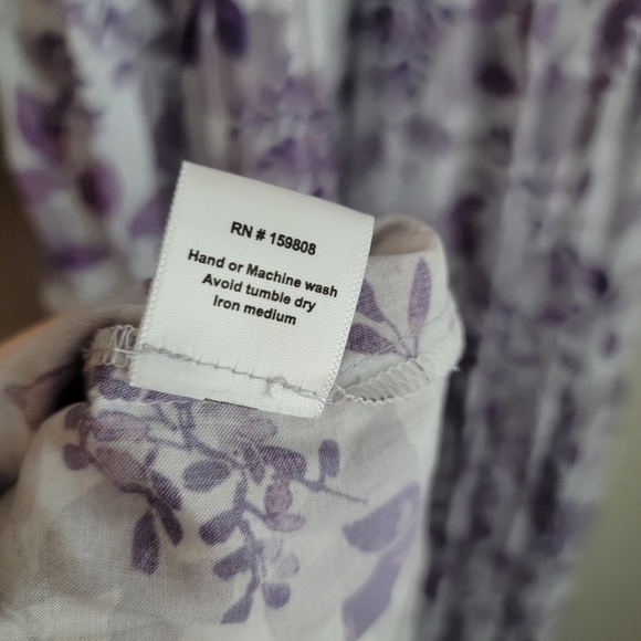Roma Label Sienna Maxi Dress in Violet Flowers size M NWT - Picture 10 of 10